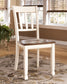 Whitesburg Dining Table and 4 Chairs with Storage